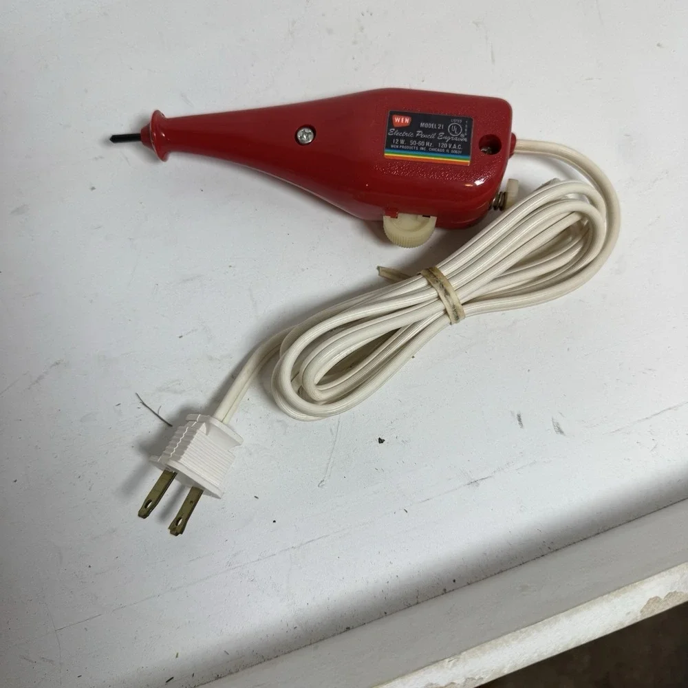 Vintage Wen Model 21 Electric Pencil Engraver Tool, Tested Working